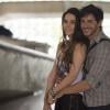 Leila (Fernanda Machado) e Thales (Ricardo Tozzi) são namorados e estão aplicando um golpe em Nicole (Marina Ruy Barbosa), em 'Amor à Vida'