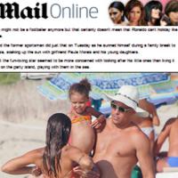 Férias em família de Ronaldo Fenômeno vira manchete na imprensa internacional