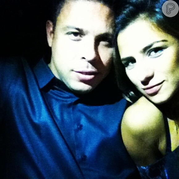 Ronaldo e Paula Morais estão juntos desde janeiro de 2013