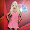 Christina Aguilera aparece mais magra na coletiva de imprensa do 'The Voice'