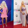 Christina Aguilera exibiu a boa forma adquirida em dieta e yoga na coletiva de imprensa do reality show musical 'The Voice', em Los Angeles, na California, no último final de semana de julho de 2013