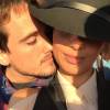 Camila Pitanga postou uma foto de rosto colado com o novo namorado, Igor Angelkorte, na madrugada deste domingo, 18 de outubro de 2015