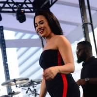 Demi Lovato faz show em São Paulo com Maisa Silva na plateia: 'Fãs incríveis'