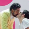 Melamed também beija Mateus Solano nas imagens do vídeo de divulgação da atração apresentada por ele