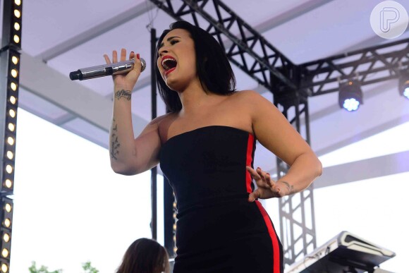 Demi Lovato já fez um show em São Paulo para um seleto grupo de convidados