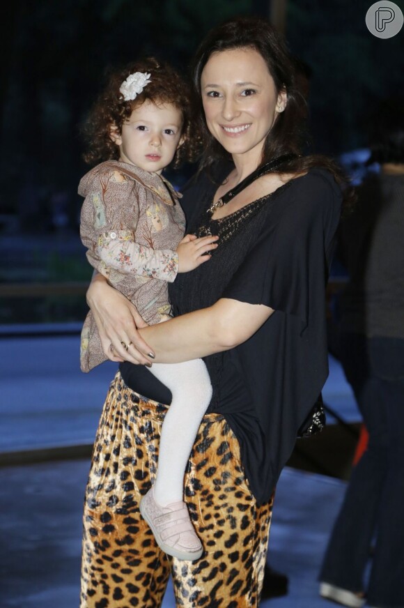 Paula Braun é mãe de Flora, de 2 anos, do seu casamento com Mateus Solano