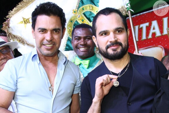 A escola de samba homengeará a dupla Zezé Di Camargo e Luciano ano que vem