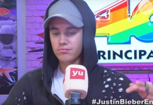 Justin Bieber abandona entrevista pela metade sem dar explicações