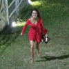 Carla Prata vence votação e Rebeca Gusmão é a quinta eliminada de 'A Fazenda 8'. A bailarina saiu em disparada para a sede e gritou para os peões: 'Eu voltei'