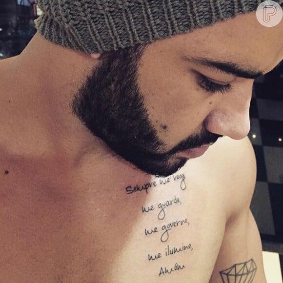 Nova tatuagem de Gusttavo Lima dividiu a opinião de seus fãs no Instagram