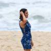 Com look de verão, Livian Aragão fez ensaio na praia, nesta sexta-feira (30)