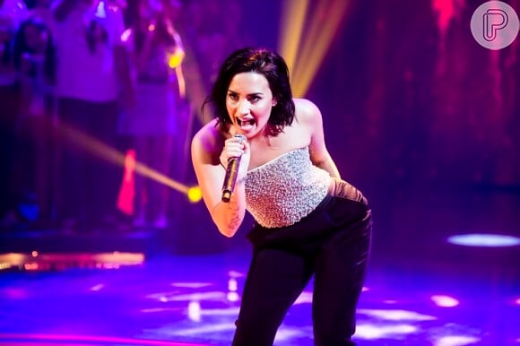 Demi Lovato disse estar mais confiante aos 23 anos no 'Caldeirão do Huck'