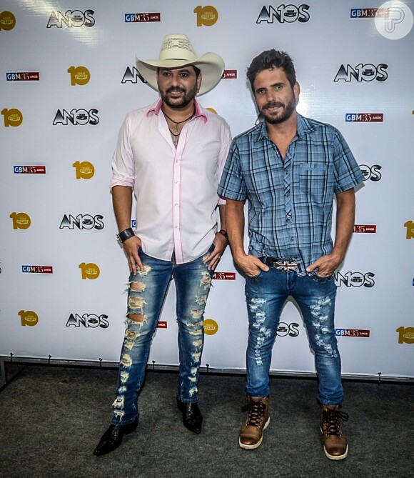 A dupla Edson & Hudson também cantou na primeira noite do Caldas Country Show, em Caldas Novas, em Goiás