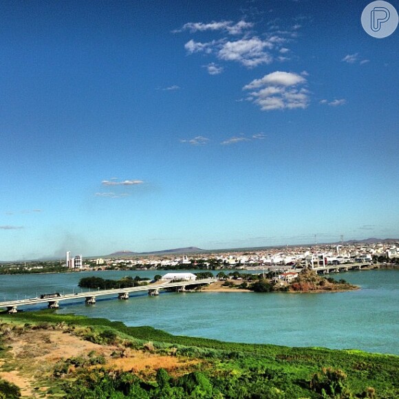 Foto do Rio São Francisco postada por Isis Valverde em sua conta no Instagram