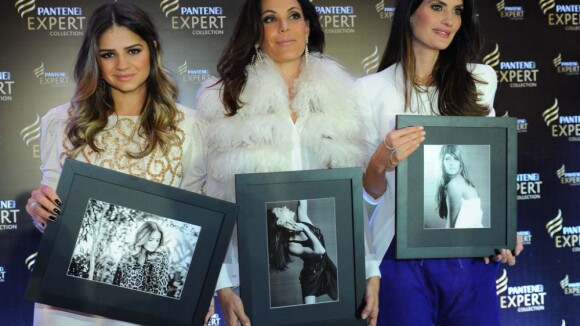 Isabella Fiorentino e Carolina Ferraz prestigiam evento de marca de beleza em SP