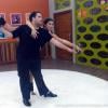 Tiago Abravanel ensaia com a professora Ana Paula Guedes