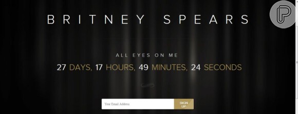 Britney Spears anuncia que em 17 de setembro de 2013 quer todos os olhares voltados para ela