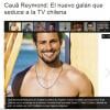 Cauã Reymond ganha título de galã que seduz a TV chilena em matéria de site internacional
