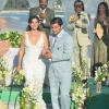 Natália (Daniela Escobar) se casa grávida de Juliano (Bruno Gissoni), em 'Flor do Caribe'