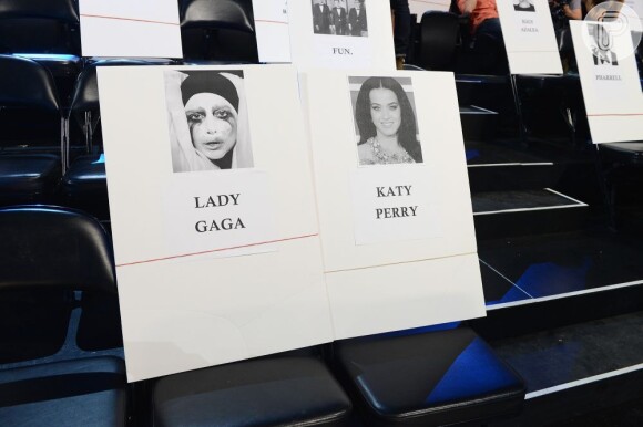 Organização da MTV acomodou Lady Gaga ao lado de Katy Perry na premiação do VMA que acontece no próximo domingo, 25 de agosto de 2013
