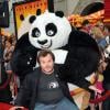 No filme 'Kung Fu Panda' (2008, 2011 e 2015), Jack Black dá voz ao protagonista Po