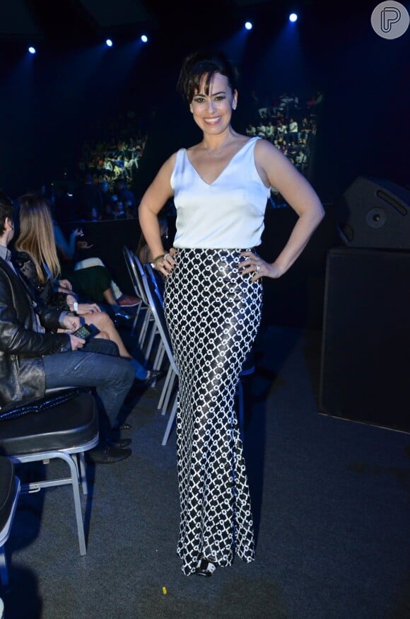 Daniela Escobar prestigia o Prêmio Multishow 2013