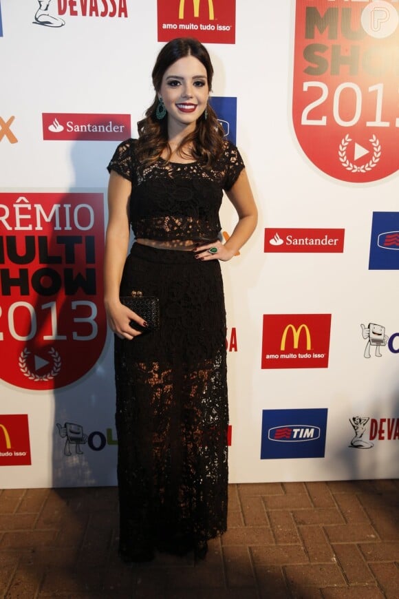 Giovanna Lancellotti abusa na transparência no Prêmio Multishow 2013