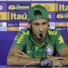 Neymar conversou com a imprensa e contou que tem mais liberdade e é menos assediado na Espanha, em 5 de setembro de 2013