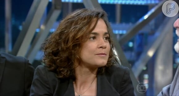 Alice Braga disse ao Jô que tem o desejo de trabalhar na TV brasileira