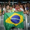 Fãs de Beyoncé à espera do show da cantora na Arena Castelão, em Fortaleza, no Ceará
