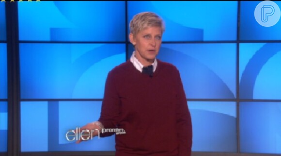 No 'The Ellen DeGeneres Show', a apresentadora falou sobre a decisão de aceitar o convite para apresentar o Oscar 2014