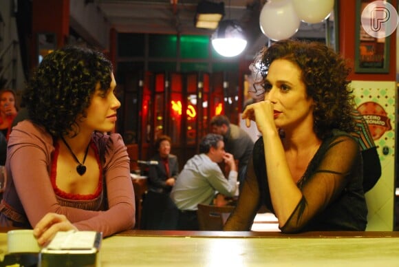 Em 'Som e Fúria', Andréa Beltrão foi Ellen e contracenou com Kátia (Maria Flor)