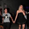 Thammy Miranda curte festa de lançamento do programa 'Famoso Quem', do SBT, com a namorada, Nilceia Oliveira, em 14 de setembro de 2013