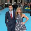 Jason Sudeikis e Jennifer Aniston compareceram à première realizada em Londres do filme 'Família do Bagulho', em agosto deste ano