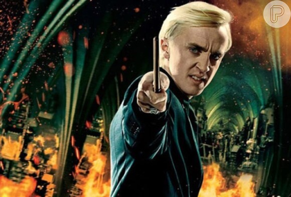 Draco Malfoy lutou ao lado de Voldemort e os comensais da morte