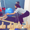 Bruna Marquezine mostra os exercícios da aula de pilates em seu Snapchat