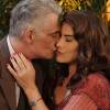 Braz (Rômulo Neto) vê Diana (Priscila Fantin) beijando Severo (Tarcísio Filho), na novela 'Êta Mundo Bom!', em 29 de fevereiro de 2016