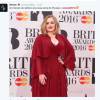 Adele ganha elogios ao aparecer decotada no BRIT Awards