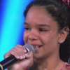 Jamille Silva se emociona com eliminação no programa 'The Voice Kids'