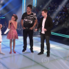 Jamille Silva chora no programa The Voice Kids e é amparada pelas amigas e pelos técnicos Victor & Leo