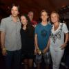 Adriana Esteves foi ao quinto dia de Rock in Rio com a família