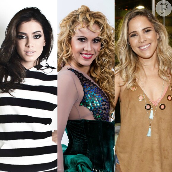 Anitta, Joelma e Wanessa Camargo foram cotadas pela Band para serem as juradas do 'X-Factor Brasil'