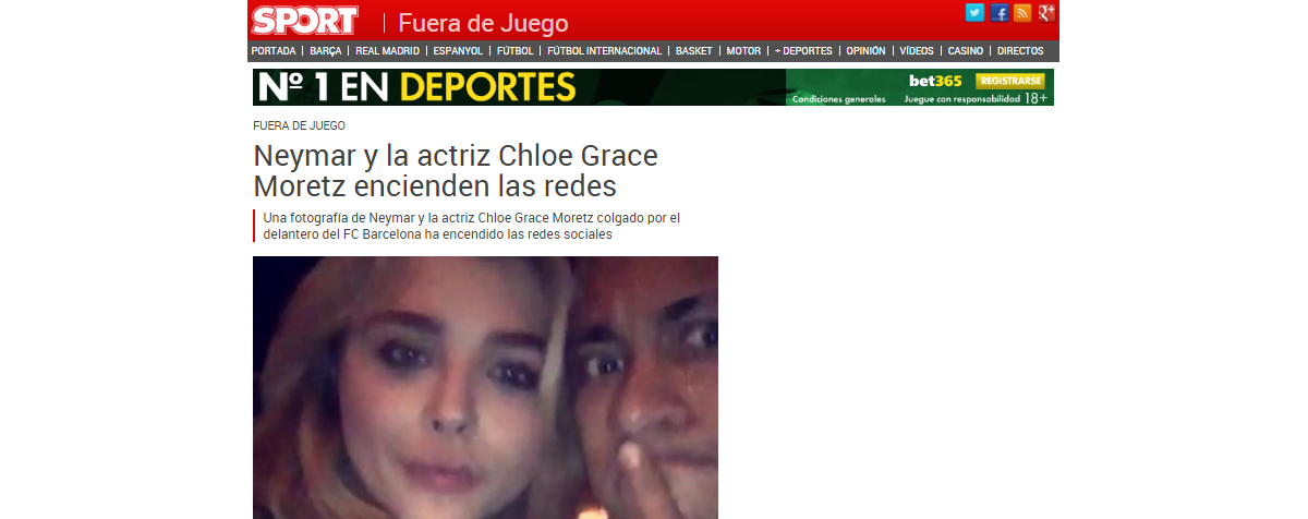 Foto: O jornal 'El Mundo' perguntou se Neymar e Chloë estavam passando uma  semana romântica em Paris - Purepeople