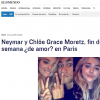 O jornal 'El Mundo' perguntou se Neymar e Chloë estavam passando uma semana romântica em Paris