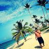 Thiago Martins posta foto em uma praia de Punta Cana
