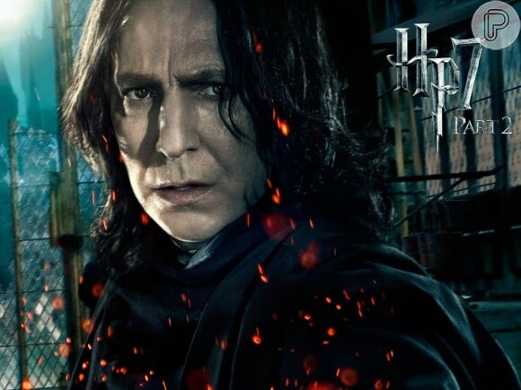 Alan Rickman é o professor Severo Snape, em toda a saga de Harry Potter