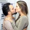 Luciano ganha um beijo da mulher momentos antes de subir ao palco: 'Só não posso ganhar abraço'