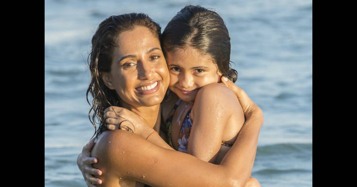 Camila Pitanga é mãe da pequena