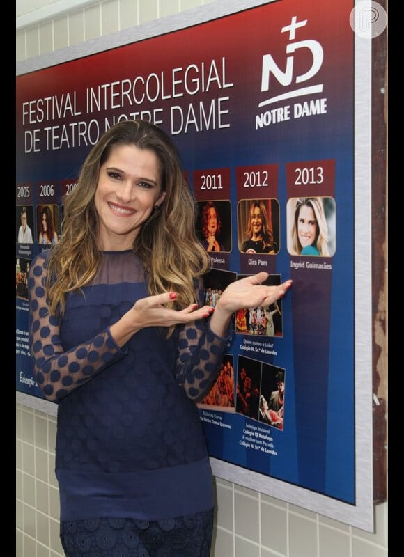 Ingrid Guimarães está entre as homenageadas do Festival Intercolegial de Teatro Notre Dame