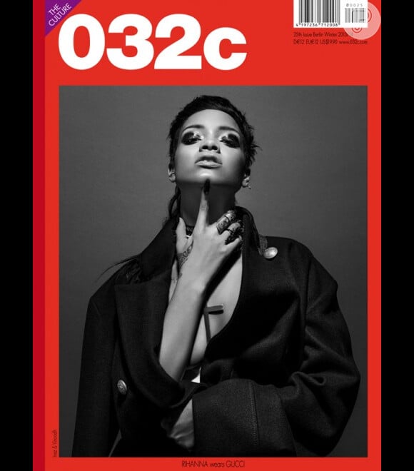 Rihanna na capa da revista '032c'